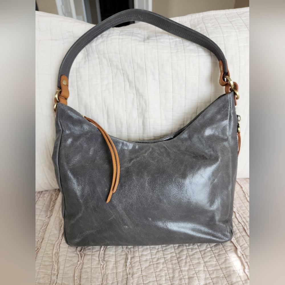 Hobo International Delilah Shoulder Bag, Grey